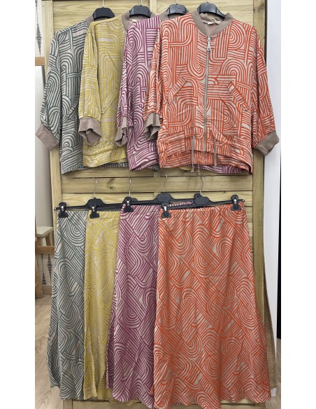 Falda laberinto fondo topo