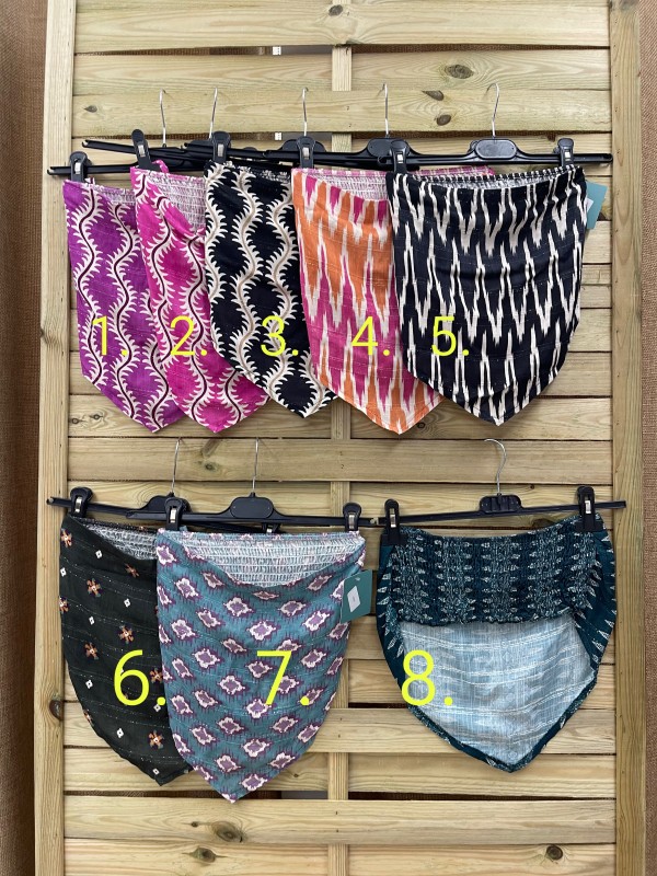 Banda estampada pico