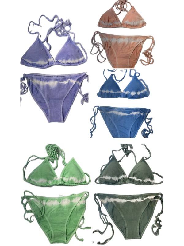 Bikini Tie dye triángulo básico