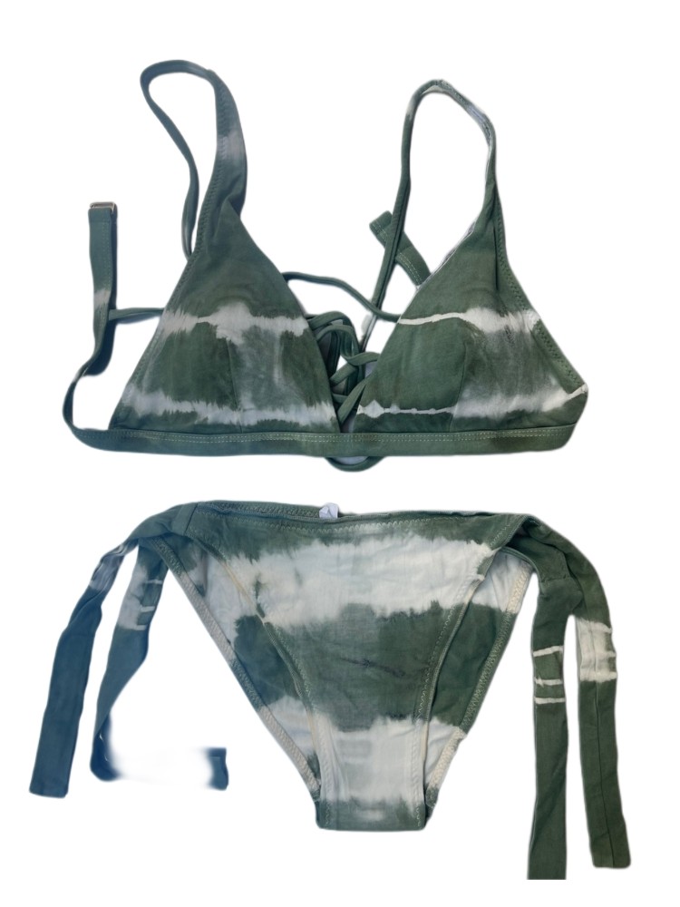 Bikini Tie dye triángulo tira ancha